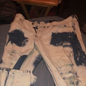 Ripped forever 21 skinny jeans